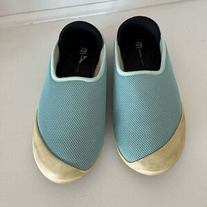 Mahabis Summer Aqua Green Slippers Loafers Removable Soles Size EU 39, US 8 Wome